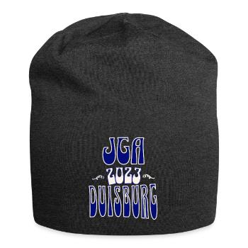 Duisburg JGA Junggesellenabschied 2023 für Fans - Jersey-Beanie - Anthrazit - Vorne