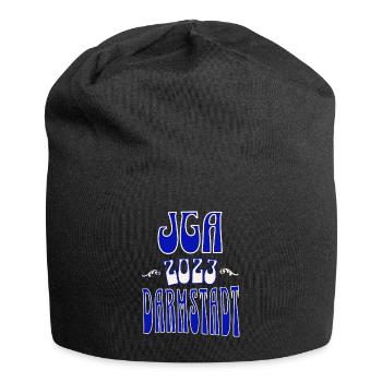 Darmstadt JGA Junggesellenabschied 2023 für Fans - Jersey-Beanie - Schwarz - Vorne