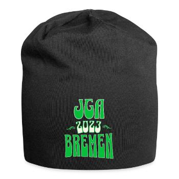 Bremen JGA Junggesellenabschied 2023 für Fans - Jersey-Beanie - Schwarz - Vorne