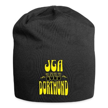 Dortmund JGA Junggesellenabschied 2023 für Fans - Jersey-Beanie - Schwarz - Vorne