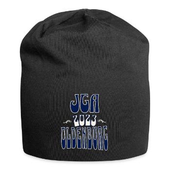 Oldenburg JGA Junggesellenabschied 2023 für Fans - Jersey-Beanie - Schwarz - Vorne