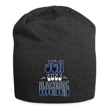 Oldenburg JGA Junggesellenabschied 2023 für Fans - Jersey-Beanie - Anthrazit - Vorne