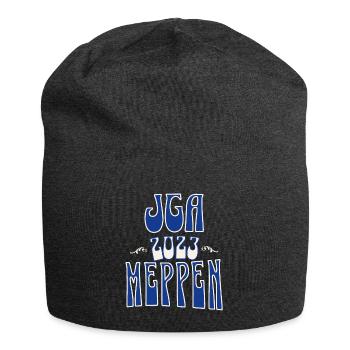 Meppen JGA Junggesellenabschied 2023 für Fans - Jersey-Beanie - Anthrazit - Vorne