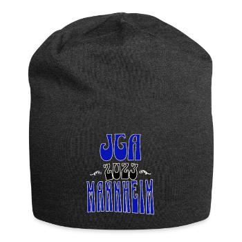 Mannheim JGA Junggesellenabschied 2023 für Fans - Jersey-Beanie - Anthrazit - Vorne