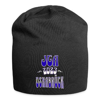 Osnabrück JGA Junggesellenabschied 2023 für Fans - Jersey-Beanie - Schwarz - Vorne