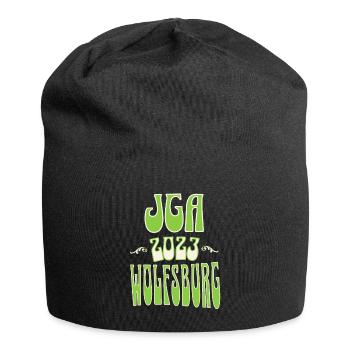 Wolfsburg JGA Junggesellenabschied 2023 für Fans - Jersey-Beanie - Schwarz - Vorne