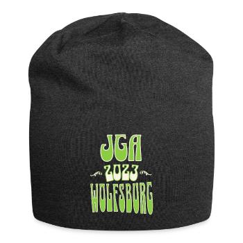 Wolfsburg JGA Junggesellenabschied 2023 für Fans - Jersey-Beanie - Anthrazit - Vorne