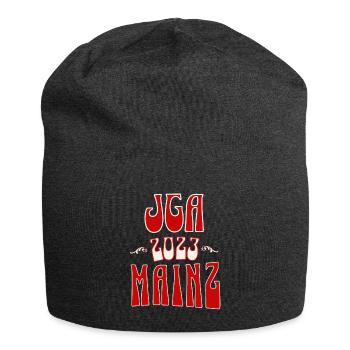 Mainz JGA Junggesellenabschied 2023 für Fans - Jersey-Beanie - Anthrazit - Vorne