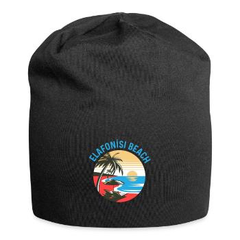 Elafonisi Beach - Jersey Beanie - black - Front