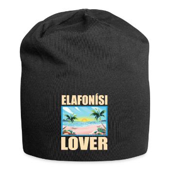 Elafonisi Lover - Jersey Beanie - black - Front