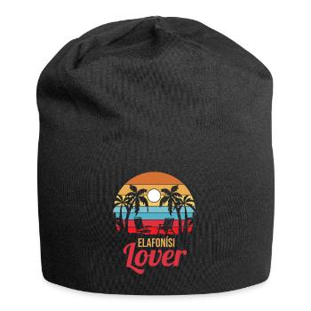 Elafonisi Lover - Jersey Beanie - black - Front