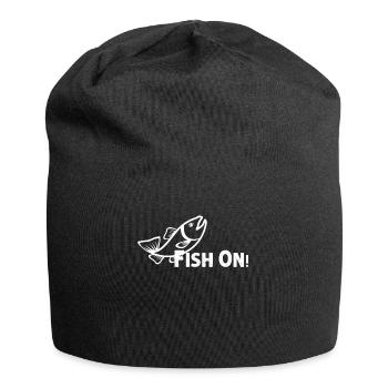 Fish on - - Jersey Beanie - black - Front