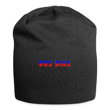 Bos Dias Good Morning Country Portugal - Jersey Beanie - black - Front