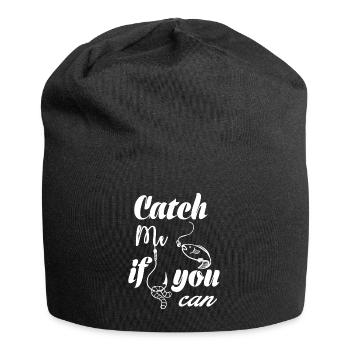 Catch me if you can - - Jersey Beanie - black - Front