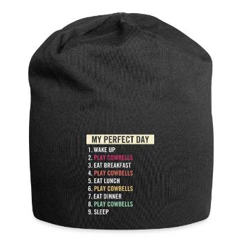Funny Cowbells Players Cowbells Lovers Quotes - Jersey Beanie - black - Front