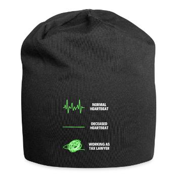 Drôle d’avocat fiscaliste Travailleur Drôle de comptable fiscaliste - Bonnet en jersey - noir - Devant
