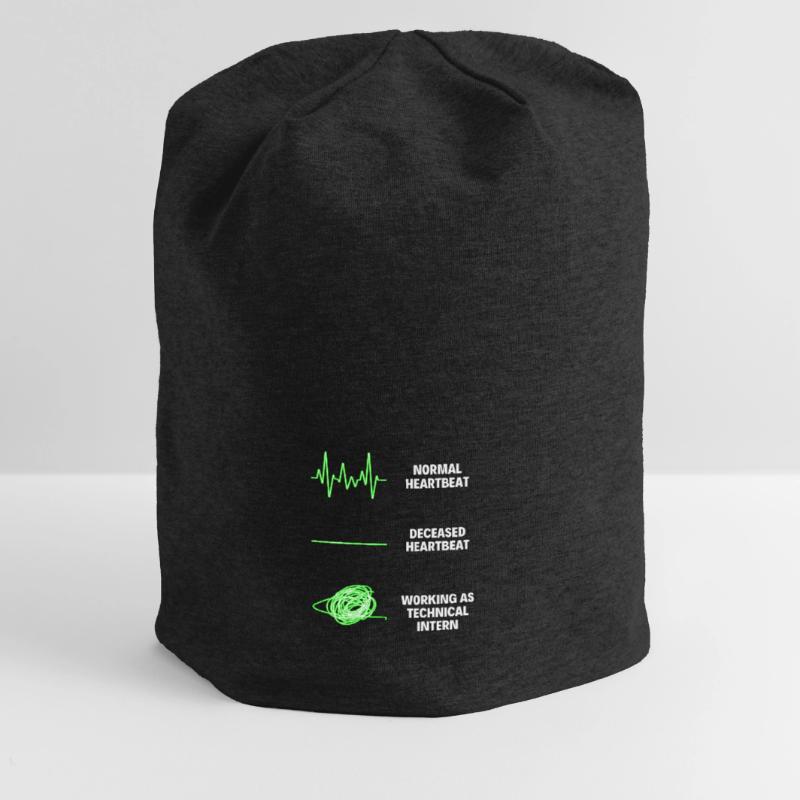 Technical Intern Worker Funny Technical Intern Jersey Beanie