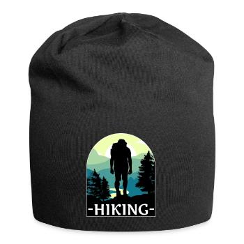 Hikers design hiking - Jersey Beanie - black - Front
