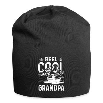 Roll Cool Grandpa - Jersey Beanie - black - Front