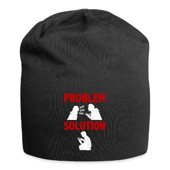 Lock Picking Lock Smitting Problem Solution Hobby - Jersey Beanie - black - Front