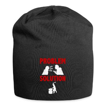 Metal Working Metal Fabrication Problem Solution - Jersey-Beanie - Schwarz - Vorne