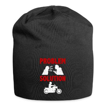 Motorcycling Motorcycle Riding Problem Solution - Jersey-Beanie - Schwarz - Vorne