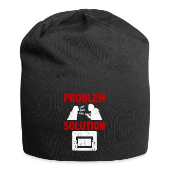 Papermaking Origami Problem Solution Hobby - Jersey-Beanie - Schwarz - Vorne
