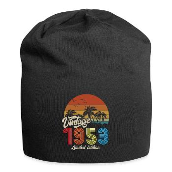 Vintage exemplaire unique 1953 Edition limitée - Bonnet en jersey - noir - Devant