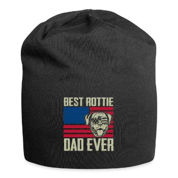 Meilleur papa pourri de tous les temps - Bonnet en jersey - noir - Devant
