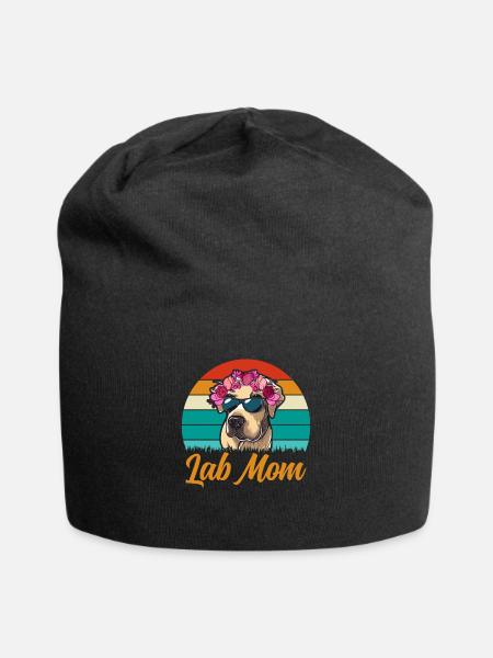 LAB MOM - Jersey-Beanie - Schwarz