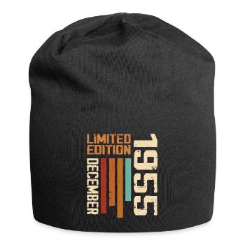 Dezember 1955 - 1955 Dezember - Jersey-Beanie - Schwarz - Vorne