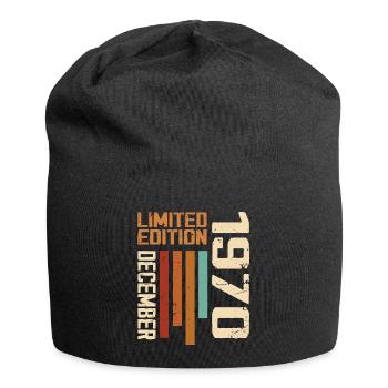Dezember 1970 - 1970 Dezember - Jersey-Beanie - Schwarz - Vorne