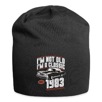 1983 Jahrgang Vintage Retro Klassiker Geburtstag - Jersey-Beanie - Schwarz - Vorne