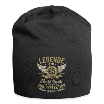 65 Geburtstag Geschenk - Legende seit 65 Jahren - Jersey-Beanie - Schwarz - Vorne
