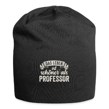 Lustige Professor Vorlesung Wissen Studenten - Jersey-Beanie - Schwarz - Vorne