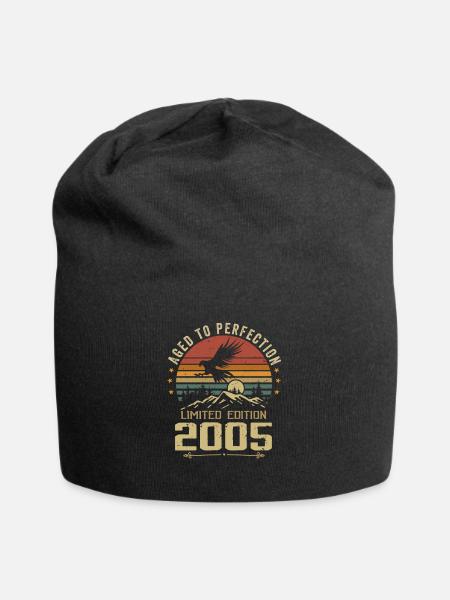 2005 Original Vintage Retro Jubiläum 2005 - Jersey-Beanie - Schwarz