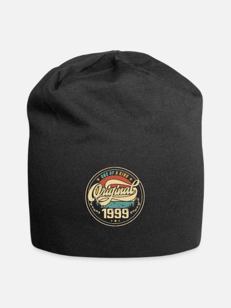 Original 1999 Jahrgang - 1999 Geburtstagsgeschenk - Jersey-Beanie - Schwarz