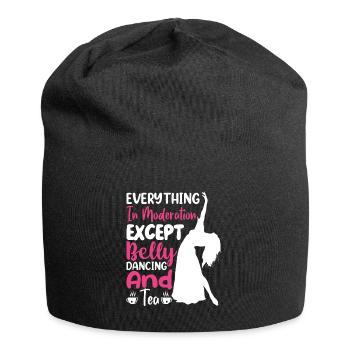 Funny Belly Dancer, Belly Dancing Quotes Dancers - Jersey-Beanie - Schwarz - Vorne