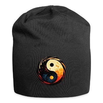 Yin Yang - Jersey Beanie - black - Front