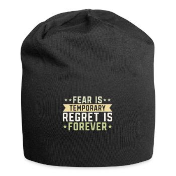 Funny Quotes And Jokes Hilarious Sayings And Humor - Jersey-Beanie - Schwarz - Vorne