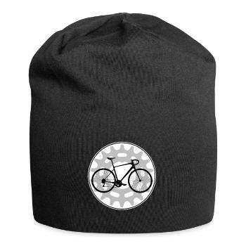Road bike print for road cyclists and cyclists - Jersey Beanie - black - Front