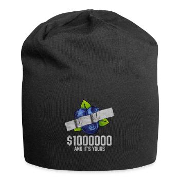 Duct Tape Blueberry Fruit Lover Funny Quote - Jersey Beanie - black - Front