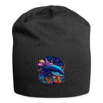 Blue Whale - Jersey-Beanie - Schwarz - Vorne