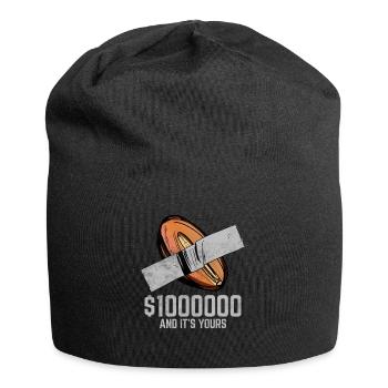 Duct Tape Date Fruit Lover Funny Quote - Jersey Beanie - black - Front