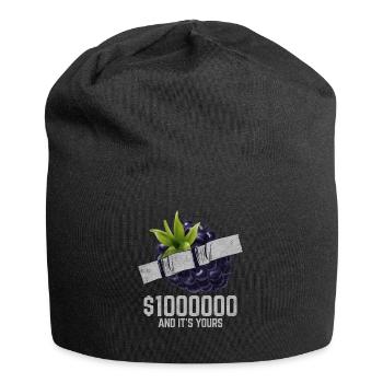 Duct Tape Marionberry Fruit Lover Funny Quote - Jersey Beanie - black - Front