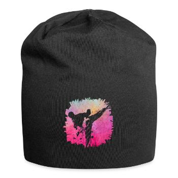 Taekwondo - Bonnet en jersey - noir - Devant
