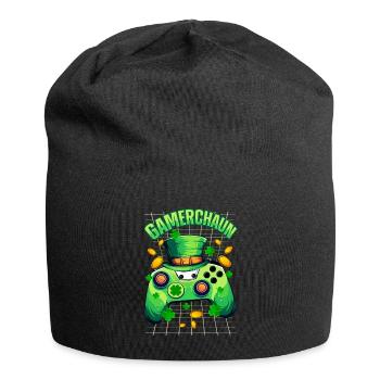 St. Patrick's Day Gamerchaun Gaming Gamer - Jersey-Beanie - Schwarz - Vorne
