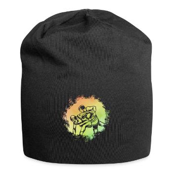 Ringen - Jersey-Beanie - Schwarz - Vorne