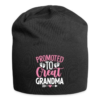 Befördert zur Urgroßmutter Funny Mamaw - Jersey-Beanie - Schwarz - Vorne