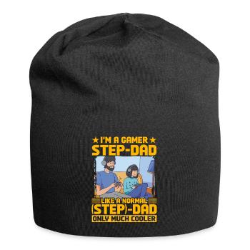 I'm a Gamer Step-Dad like a normal Step-Dad - Jersey Beanie - black - Front
